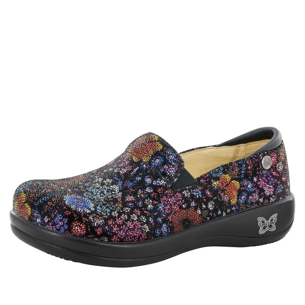 Alegria Keli Midnight Garden Work Nurse Shoes Clog